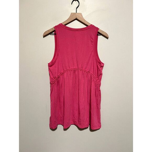 Athleta Air Out Cinch Tank Top Pink Size Large - Picture 6 of 9